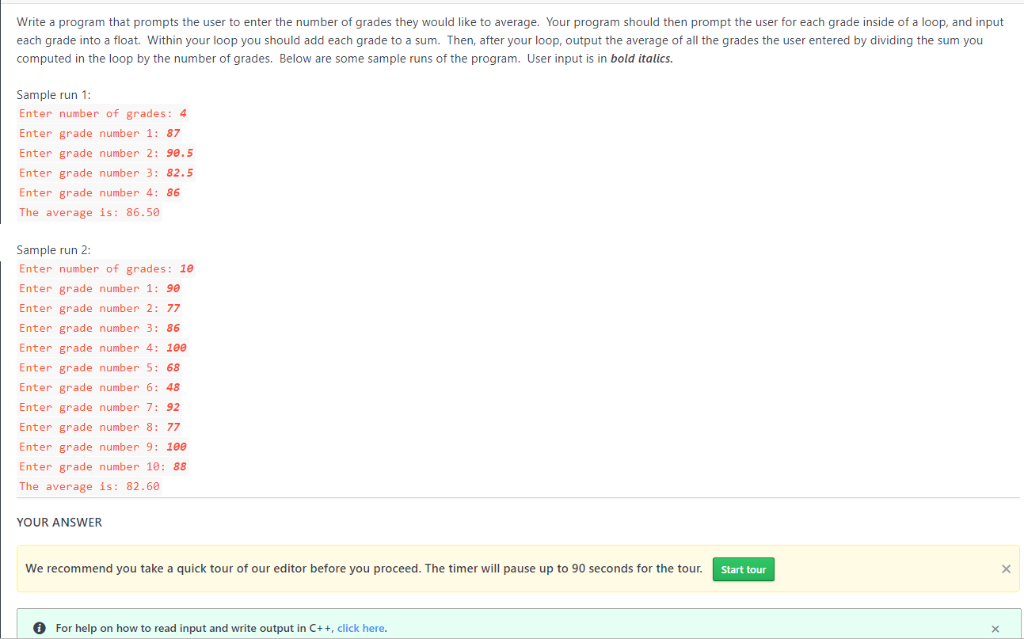  #include #include using namespace std; int main() { cout // Your