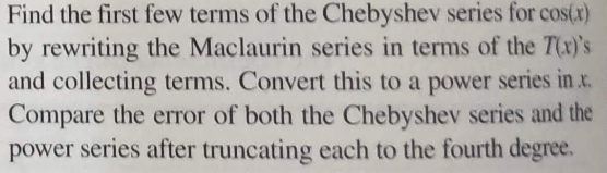 the economized polynomial of degree-4 on the graph of the Maclaurin series