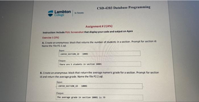  Instruction: Include fuLL Screenshot that display your code and output on