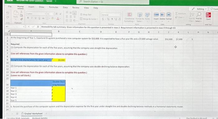  please show how do submit in excel! thanks 25 A1 1