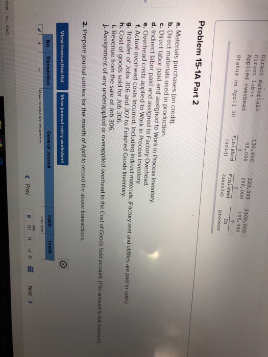 LO C2, P1, P2, P3, P4 The following information applies to the