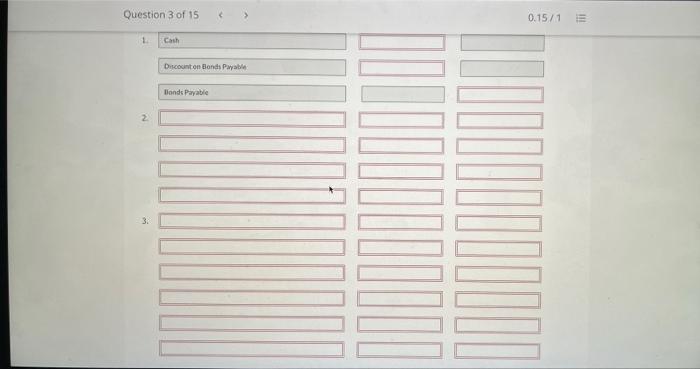 answer is partially correct 1. For each of the unrelated transactions described