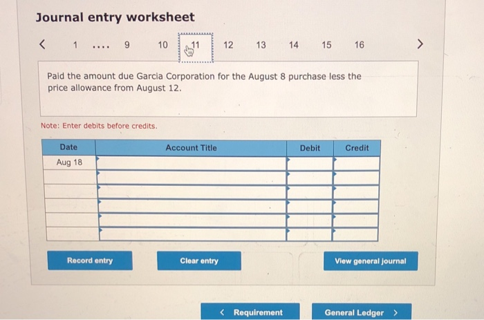 Perez Corp. Aug. 10 Perez returned merchandise from the August 5 sale