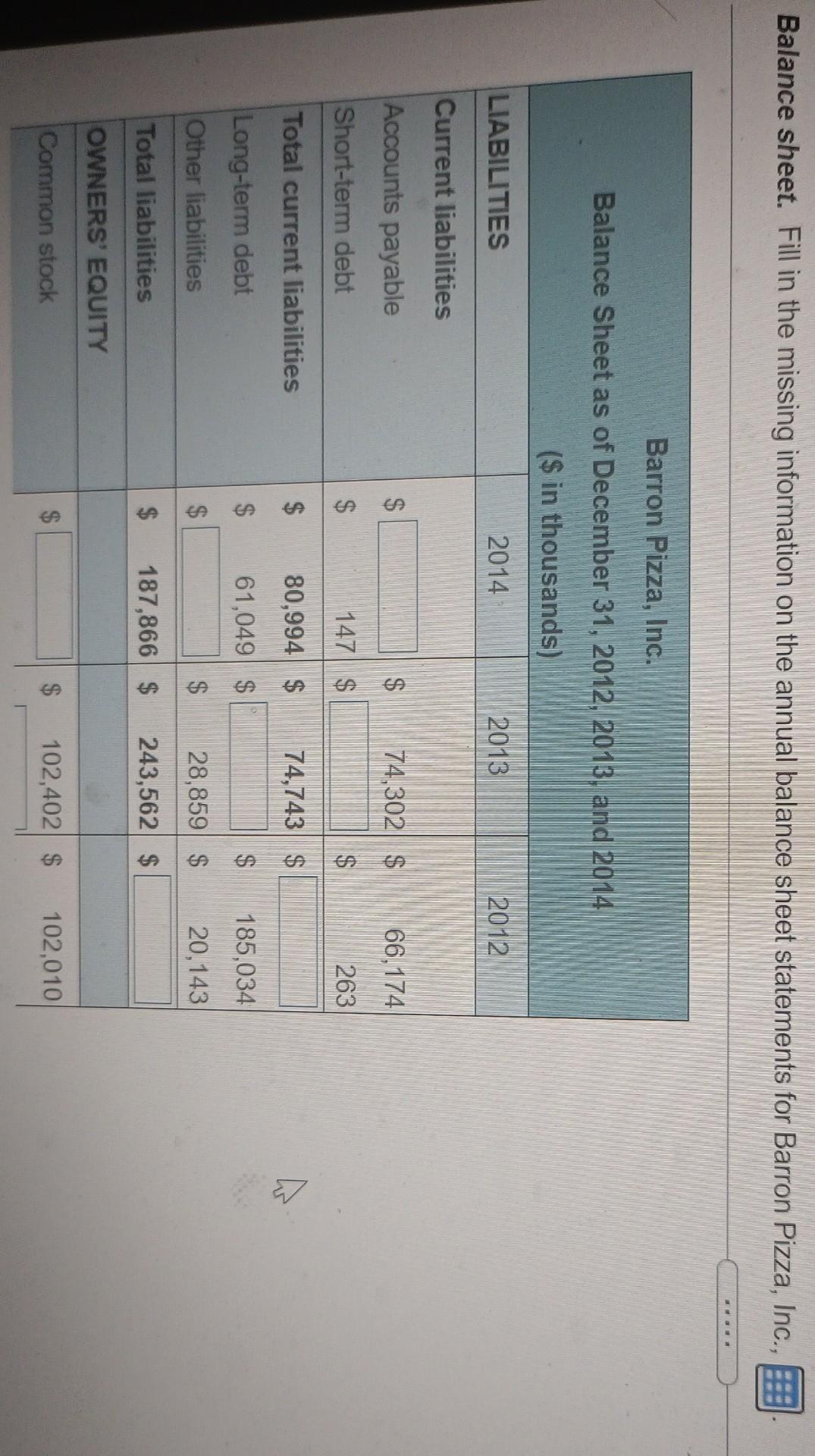payable 66.174 74.302 $ $ 441||$ 147 $ Short-term debt 263 Total