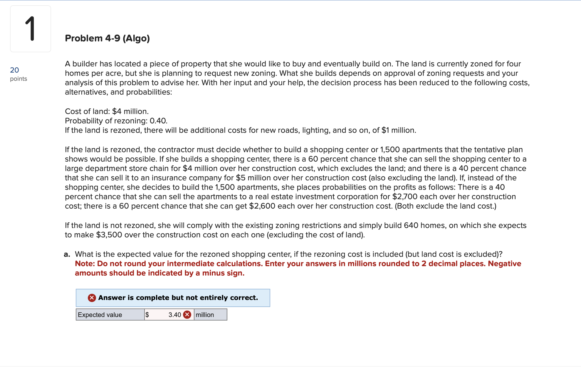  Hello I desperately need help solving this problem, It is one