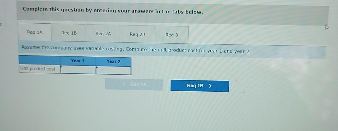 Statements (LO7-1, LO7-2, LO7-3] Walsh Company manufactures and sells one product. The