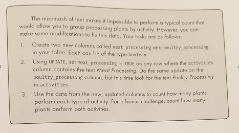 Please write the appropriate postgreSQL queries for the following scenarios Here is