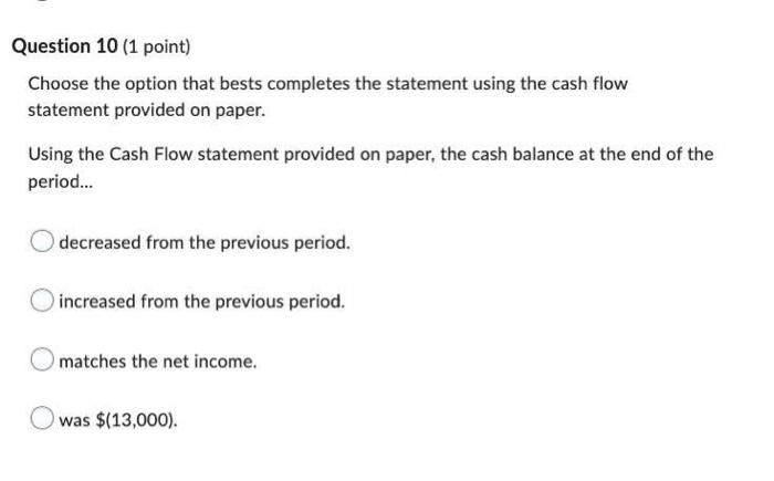 generally always best if an organization can produce most of its cash