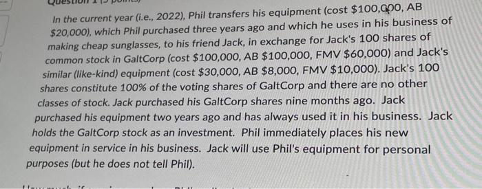  5. How much, if any, gain does Jack realize in the