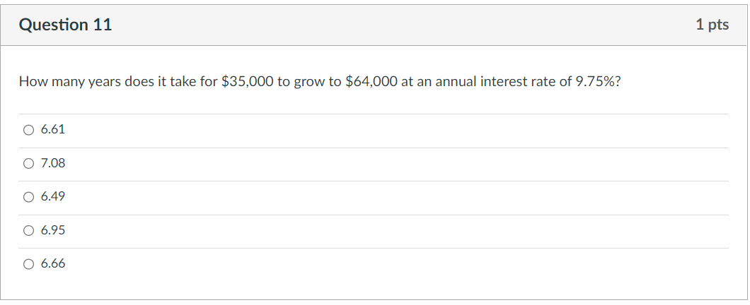 solve using financial calculator How many years does it take for