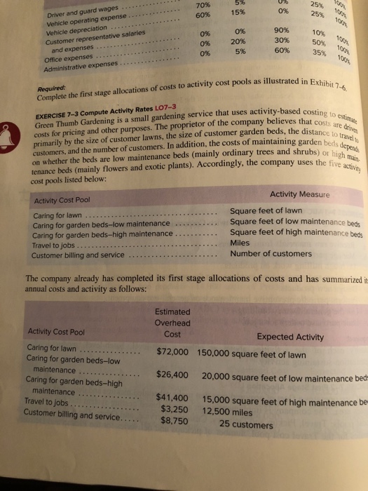  7-3 5 25 % 70% 60% % 25% Driver and guard