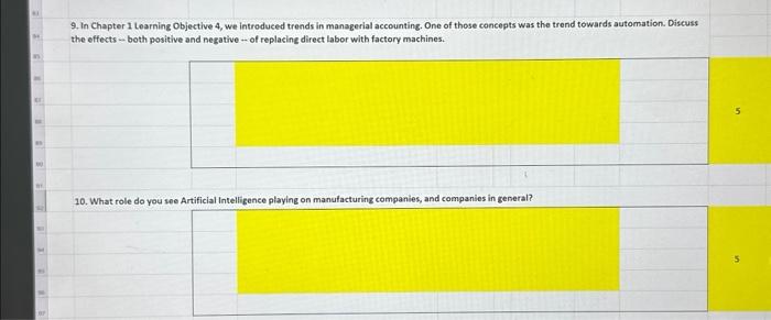 9. In Chapter 1 Learning Objective 4, we introduced trends in