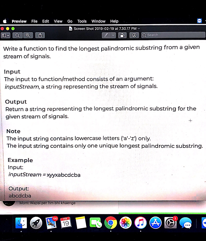 This questions needs to be in JAVA i Preview File Edit View