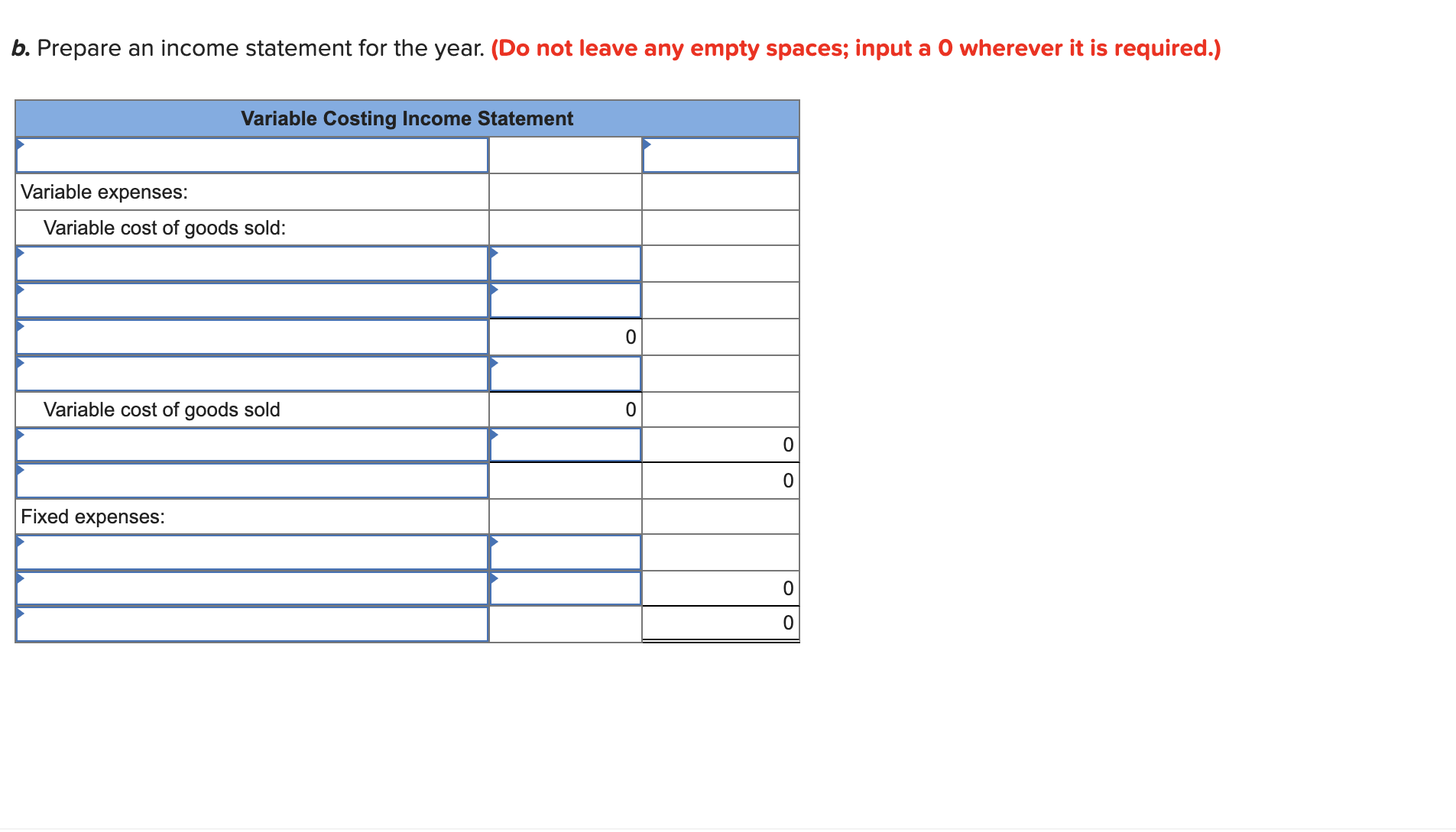 Baxtell Company manufactures and sells a single product. The following costs were