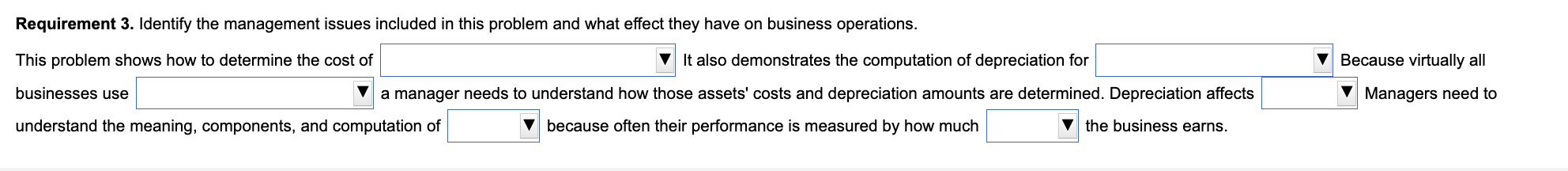 revenue Blank six: Cash, net income, revenue Items a. To i. a.