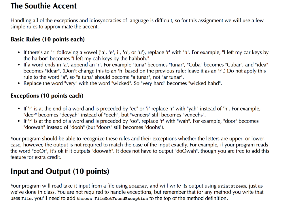 provide the code in Java (with extra credit please) CIS 1068 Assignment