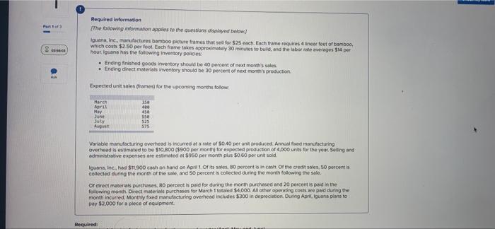  Part of 3 Required information [The following information applies to the