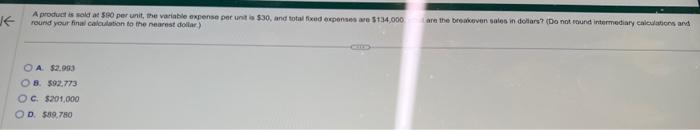 assign costs in its auto - parts divisio The following units were