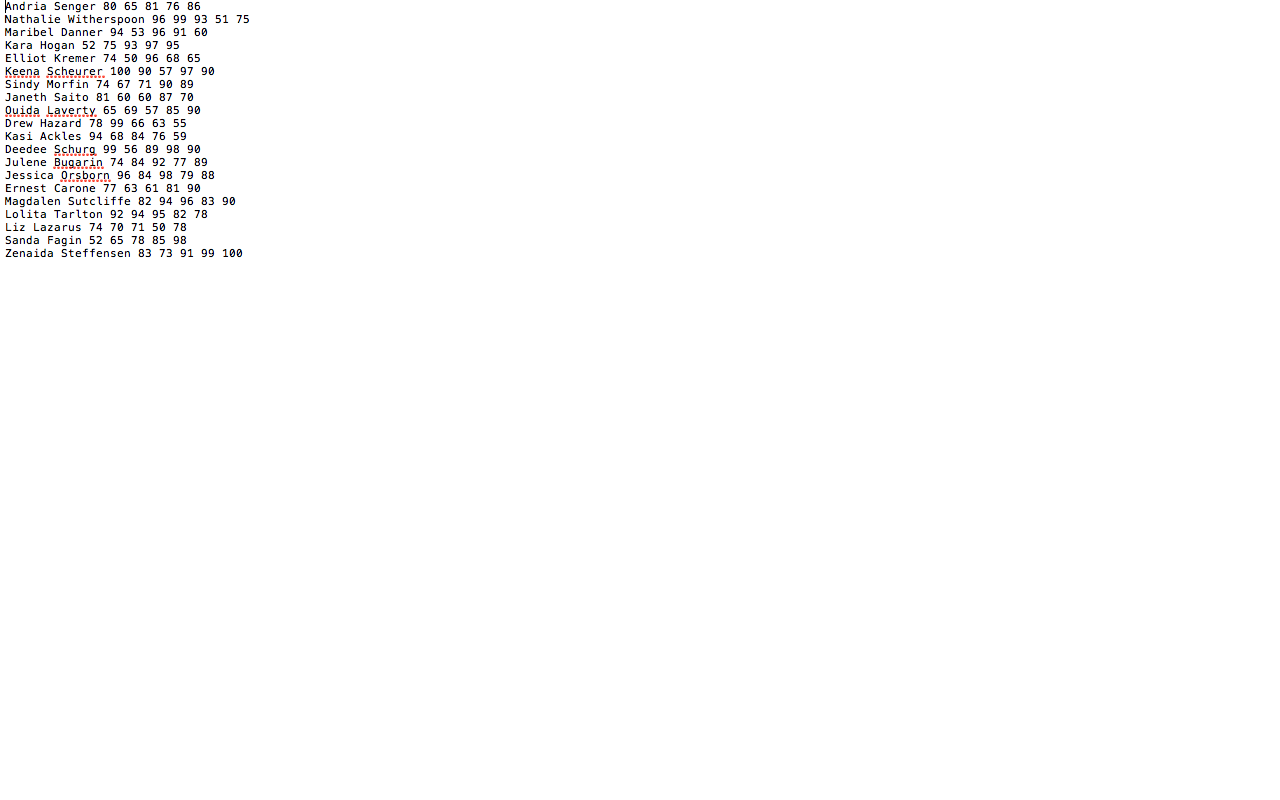 in c++ Write a program that will a) Read in the provided