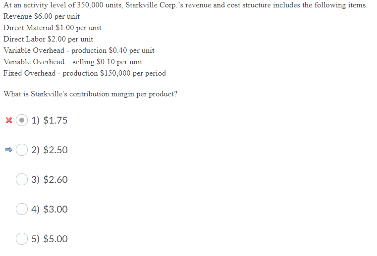 Not sure how to get to the correct answer. At an