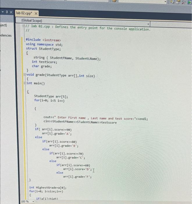 way can you fix my mistakes Write a program that reads students'