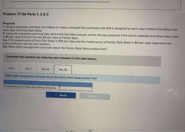 for home use. Salsa is prepared in department 1 and packaged in