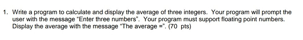 I need help with a C++ program. 1. Write a program to