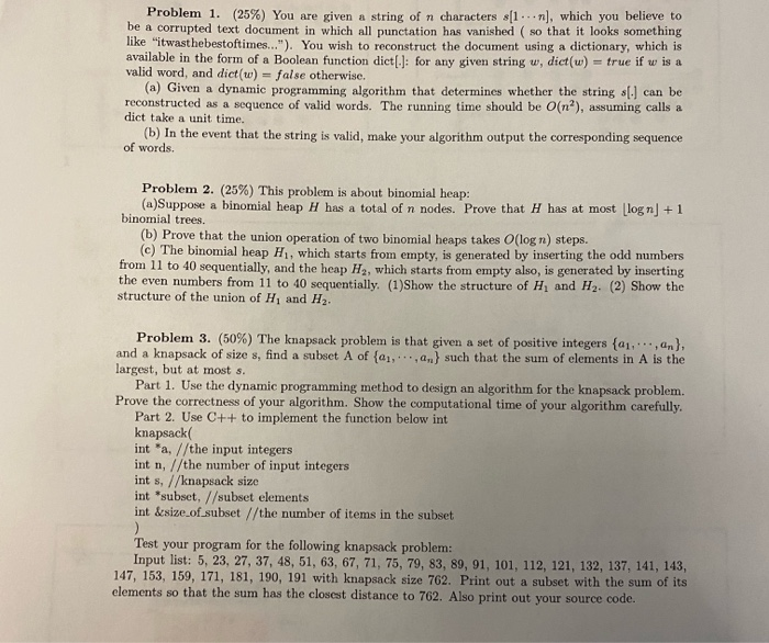  Can I get help with the first two problems? Problem 1.