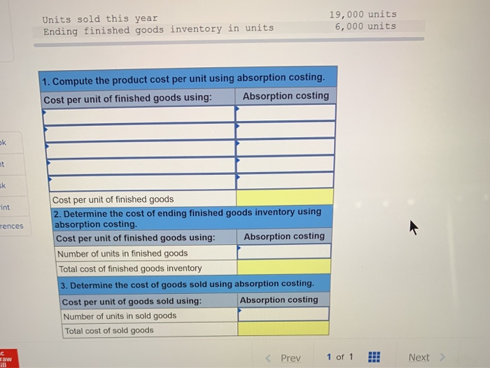 LO P1 Trio Company reports the following information for the current year,