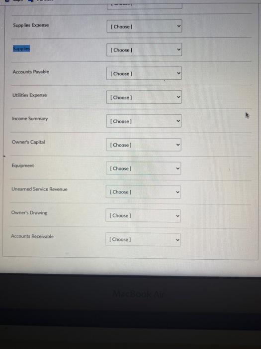 a Real or a Nominal account. The choices can be used more