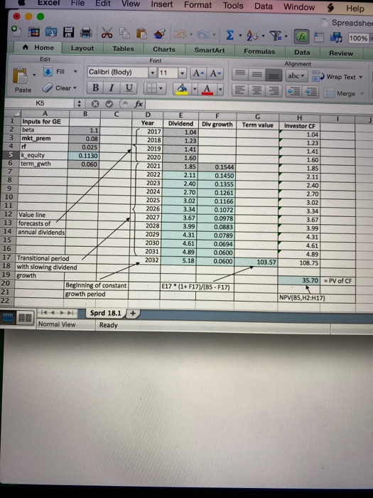  Excel Hile Edit View Insert Format Tools Data Window $ Help