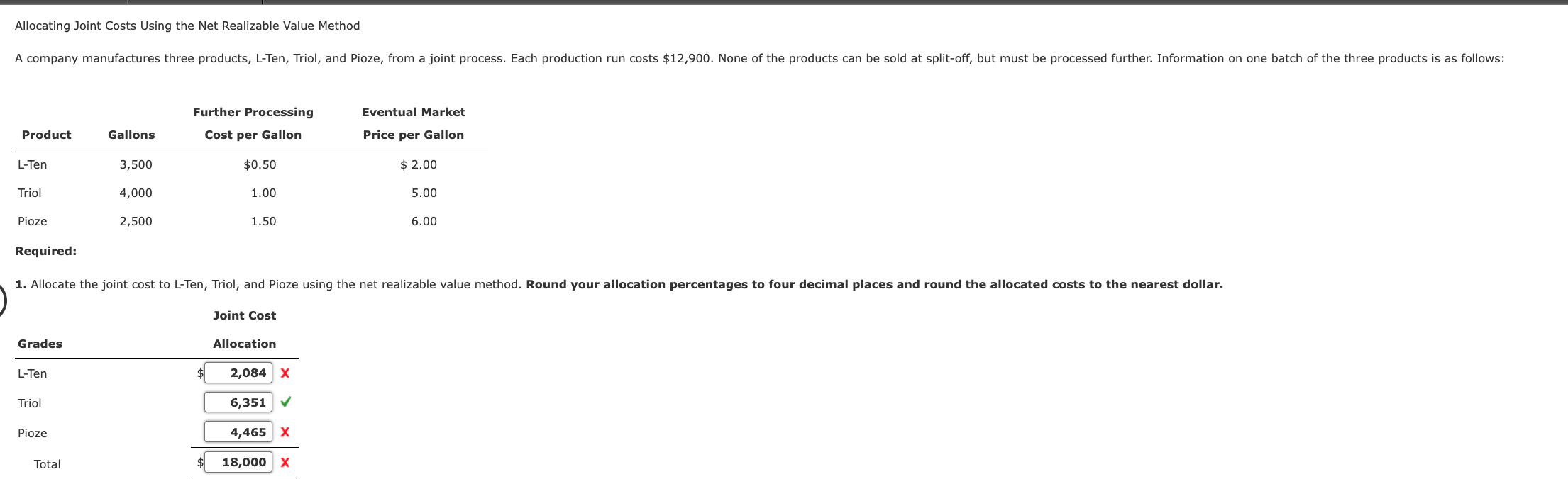  BEX.07.10 Allocating Joint Costs Using the Net Realizable Value Method A