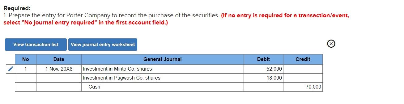 questions or I won't rate up On 1 November 20X8, Porter Company