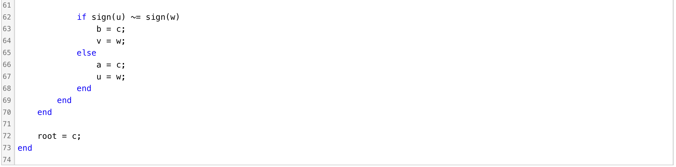method code. Your function should accept the following inputs: - k= a