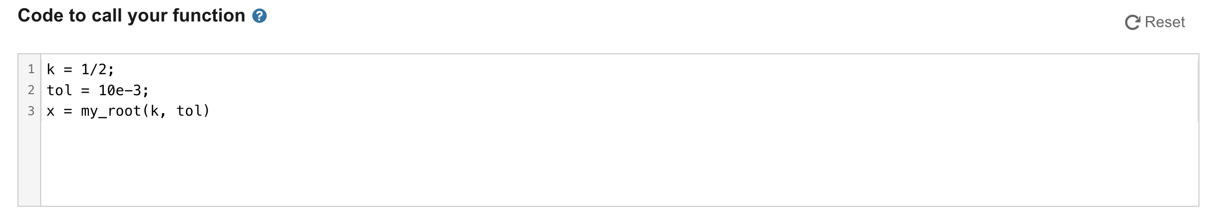 number in [4,3/5] - tol = a positive parameter to control the