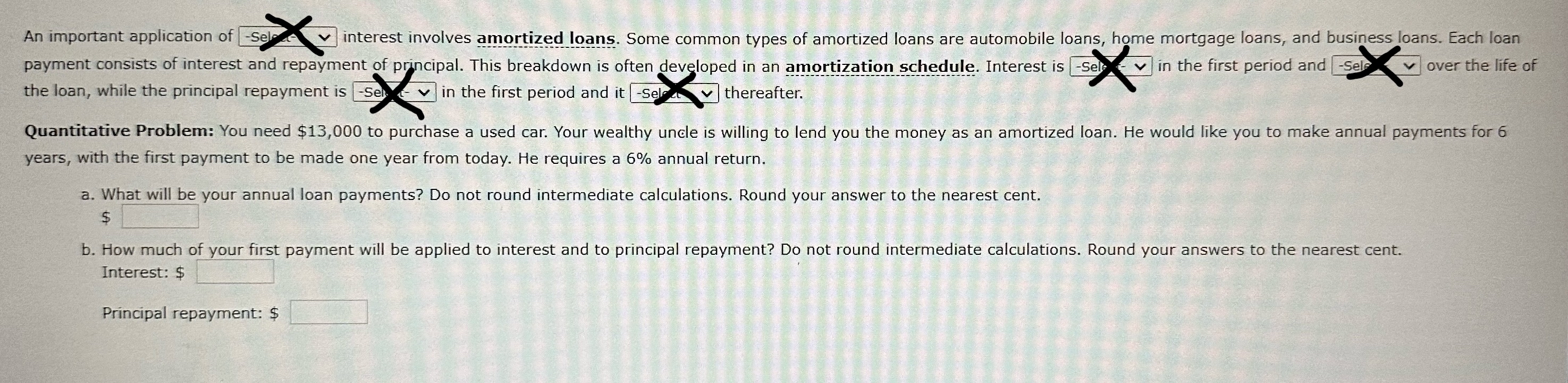  Please help me with the quantitative problem, thank you. I will