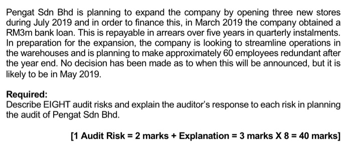 2 marks + Explanation = 3 marks X 8 = 40 marks]