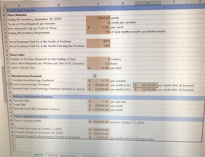 Cash Balance 5 Cash Collections 6 Available Cash Balance 7 Cash Disbursements: