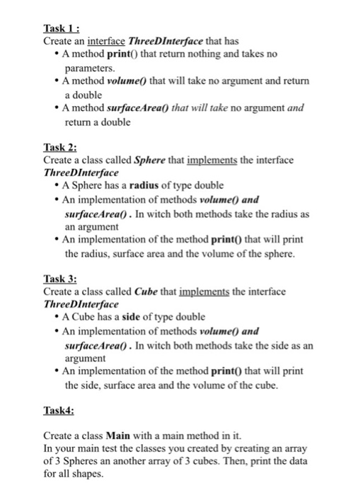 Consider the inheritance hierarchy in this figure Sphere ThreeDSh ape Cube