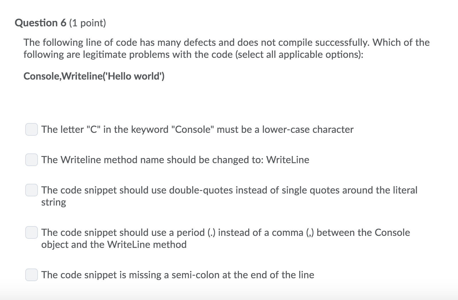 Page Next Page Page 1 of 10 Question 2 (1 point) Which