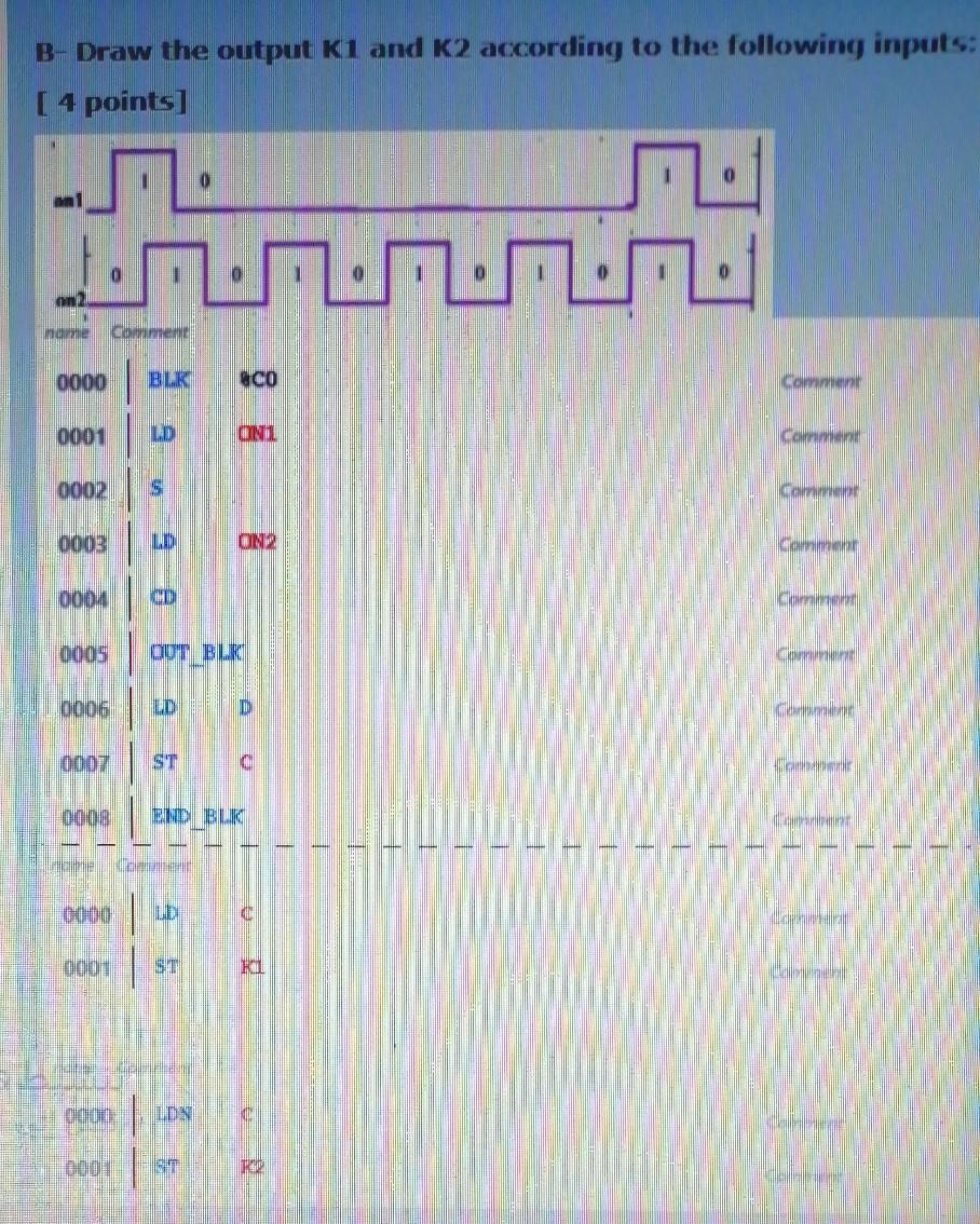 of an industrial process. [ 8 points ] .When (start push Potton)