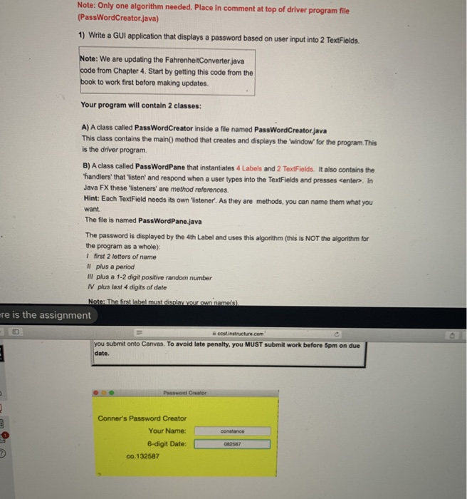  Output yellow box Note: Only one algorithm needed. Place in comment