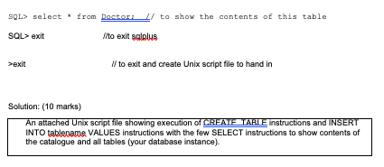 assignment 1, login to the SQL query processor on our cs server