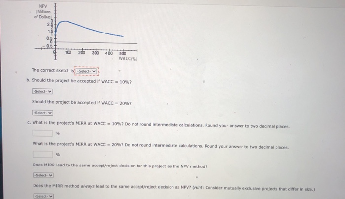 with an initial outlay at t -0 of $1.5 million. Cash inflows