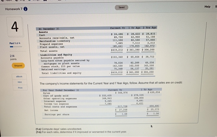  Help Saved Homework 7 4 1 Tr Ago 2 Yrs Ago