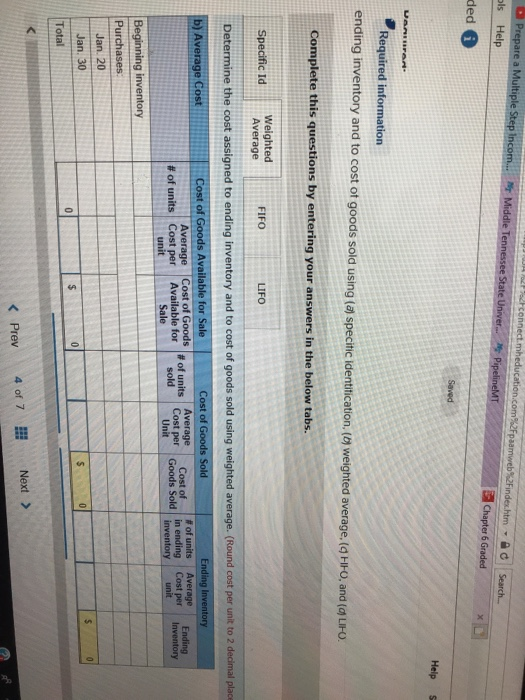 following January purchases and sales data for its only product Units sold
