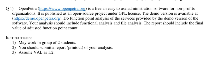 Q1) OpenPetra (https://www.openpetra.org) is a free an easy to use administration