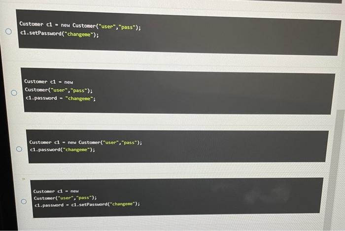 would an instance of the class need to be declared with the