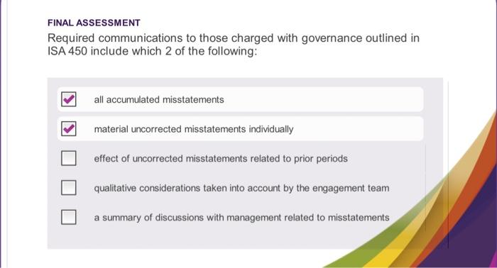 material, individually or in aggregate, and the basis for that conclusion the