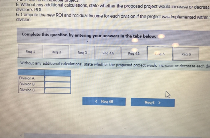 5. Without any additional calculations, state whether the proposed project would